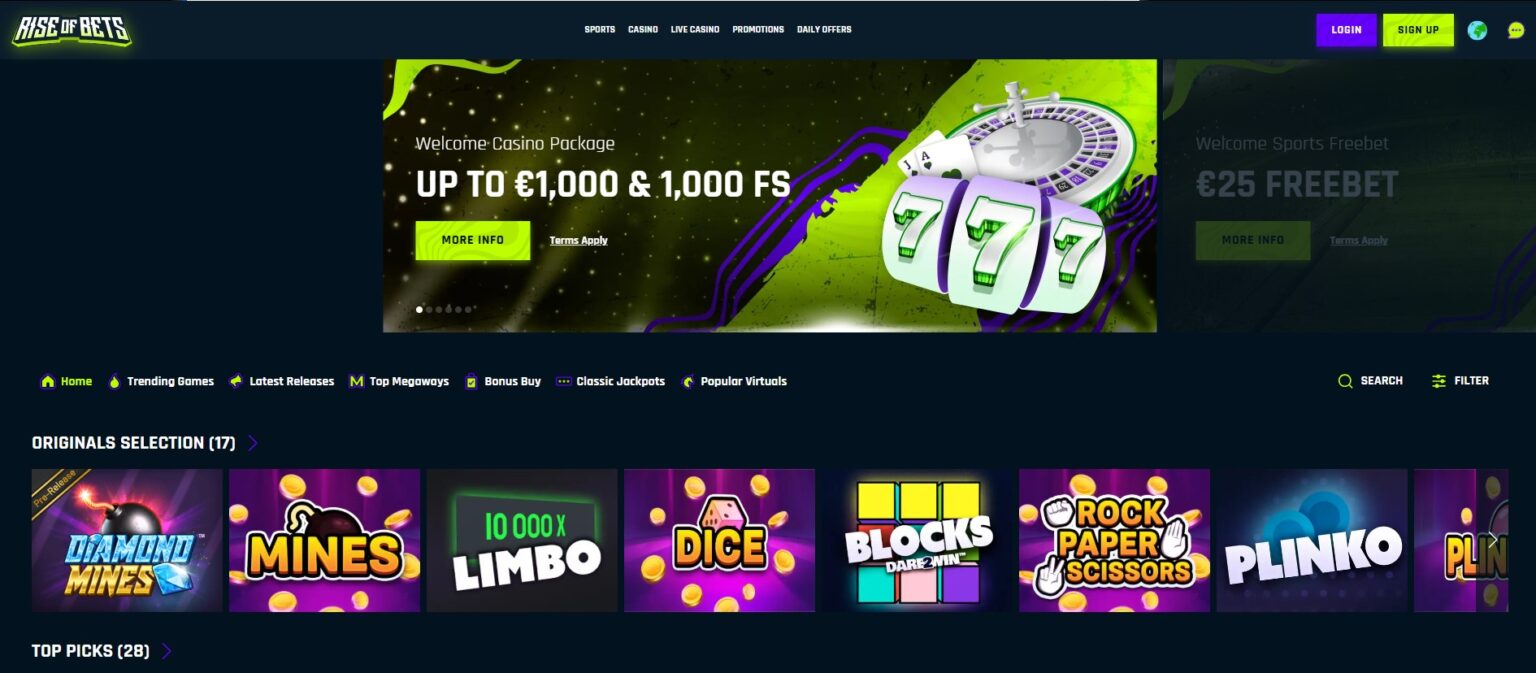 Riseofbets Casino